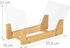 Houders voor vinylplaten, bamboe standaard voor 50 Productafbeelding-voorbeeld 3