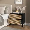 Nachttisch Vicco Eliza Goldkraft Eiche/Anthrazit 66 x 60 cm Produktbild-Vorschau 6