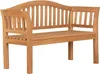 Gartenbank Wave Teak 120 cm Produktbild-Vorschau 1