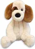 A plush toy dog sitting on a white background. Produktbild-Vorschau