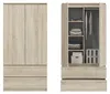 Armadio Armadio sonoma 180 cm di altezza 90 cm di larghezza Anteprima dell’immagine prodotto 1