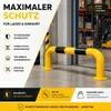 Parabumper in acciaio da 100 cm – Protezione per scaffali, Anteprima dell’immagine prodotto 7