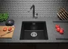 PRIMAGRAN Unterbauspüle Granit Schwarz Metallic 46x47cm, Produktbild-Vorschau 3