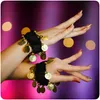 PRECORN Belly Dance Hüfttuch mit Münzen inkl. Handketten in Produktbild-Vorschau 4