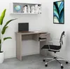 A home office setup with a desk, chair, and bookshelf. Náhled obrázku produktu