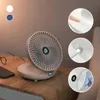 Tragbarer MINI-Tischventilator, leise, kabellos, 5 Produktbild-Vorschau 2