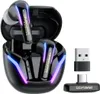 Onikuma T27 TWS 2.4G Black Drahtlose In-Ear-Kopfhörer Produktbild-Vorschau 3