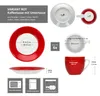 6er Set Variant Rot Kaffeetassen mit Untertassen für 6 Produktbild-Vorschau 5
