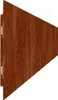 A single, flat, wooden-like panel with cutouts on the left edge, presented against a white background. Voir les images du produit