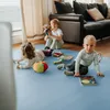 Sanosoft® Krabbelmatte 80cm X 220cm Hellblau - Hergestellt Produktbild-Vorschau 6