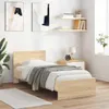 Rám postele bez matrace s čelem Sonoma dub 90x190 cm Náhled obrázku produktu 2