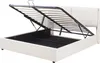 Lit rembourré 'Lunner' lit double avec matelas et coffre de Voir les images du produit 6