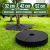 Tessuto pacciamatura rotondo 32/42/52 cm – anello antierba Anteprima dell’immagine prodotto 2