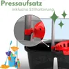 2er Set Wischeimer 18 L Putzeimer mit Presse Zweikammer Produktbild-Vorschau 5