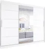 Easy4You LVI 250 cm Weiß Schiebetüren Kleiderschrank Produktbild-Vorschau 1