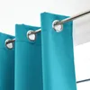 Verdunkelungsvorhang Ösen blickdicht 140x245 grau AURORA Produktbild-Vorschau 3