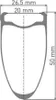 VR DT Swiss ARC 1100 Dicut 50 DB27,5"/20 Carbon, sw, Center Podgląd zdjęcia produktu 2