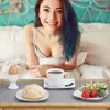 Vassoio da letto Relaxdays in bambù, gambe pieghevoli, Anteprima dell’immagine prodotto 3