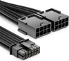 deleyCON 30cm PCIe 12pin Stecker auf 2x8pin Buchse Produktbild-Vorschau 2