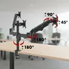 Držiak pre 3 monitory Maclean s plynovou pružinou 17"-27" Náhľad obrázku produktu 7