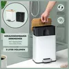 kosmetický koš bremermann, pedálový koš o objemu 5 litrů z Náhled obrázku produktu 4