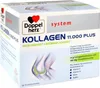 A box of Doppelherz Kollagen 11.000 Plus system ampoules. Podgląd zdjęcia produktu