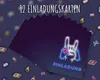 Friendly Fox Gaming Einladung, 12 Einladungskarten Produktbild-Vorschau 3