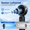 Sprühventilator Handventilator mit Akku 4000mAh, USB Mini Produktbild-Vorschau 2