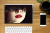 MuchoWow® Laptop Aufkleber Sticker Cover Frau - Lippen - Produktbild-Vorschau 2