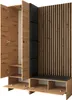 A modern entryway furniture set with storage and seating. Náhled obrázku produktu