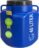 plasteo® 40 litri a collo largo, quadrato con coperchio e Anteprima dell’immagine prodotto 1