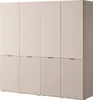Drehtürenschrank mit Schubladen Falttürenschrank 4-türig Produktbild-Vorschau 1