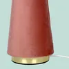 Lampada da tavolo Relaxdays, paralume in velluto e base in Anteprima dell’immagine prodotto 5