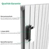 Acezanble Design Heizkörper Flach 1600 x 450 mm Weiß Produktbild-Vorschau 7