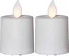 BEST SEASON 2 bougies LED Twinkle 4x6cm ivoire Voir les images du produit 18