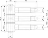 SFS Einbohrband (Steckband) 3-teilig, ø 16mm Höhe 46,7 mm Produktbild-Vorschau 3