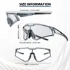ROCKBROS Fahrradbrille Photochrome UV400 Outdoor Radsport Produktbild-Vorschau 3