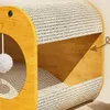 Arbre à chat maison chat lit en carton avec balles 60cm Voir les images du produit 14