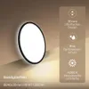 B.K.Licht Pannello LED piatto Ø24cm rotondo 16W 1900lm Anteprima dell’immagine prodotto 2