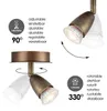Home Sweet Home LED-Wandspot Curl - inkl. dimmbarem Produktbild-Vorschau 5
