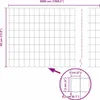 A diagram showing the dimensions of a wire mesh fence. Produktbild-Vorschau