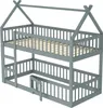 okwish Lit superposé 90x200 cm avec escalier, lit mezzanine Voir les images du produit 3