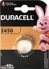 A retail package of Duracell DL2450 lithium coin cell batteries, featuring the Duracell bunny mascot. Produktbild-Vorschau