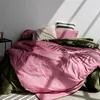 Basic Bettbezug Magenta  240 x 220 cm 100% Baumwolle Produktbild-Vorschau 2