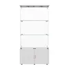 Vitrina de vidrio INONEFT con iluminación LED y 2 puertas, Vista previa de la imagen del producto 10