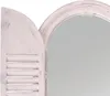 Miroir mural design fenêtre avec volets, shabby chic Voir les images du produit 2