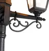 Klassische Laterne Schwarz 3 Licht IP44 Hauptstadt Produktbild-Vorschau 2