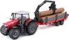 Bburago Massey Ferguson 8740S mit Holz Produktbild-Vorschau 2