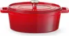 HENDI Emaillierter Gusseisentopf, 4,4L, Rot, Produktbild-Vorschau 1