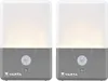 Two identical motion sensor outdoor lights are shown side-by-side against a white background. Produktbild-Vorschau